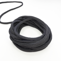 Шнур для одежды d-4.5мм, цвет Серый (на отрез)  в Коломне