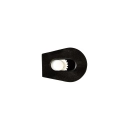 Зажим для шнура 4 мм KL цвет Чёрный + Белый (поштучно)  в Коломне