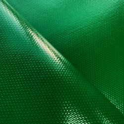 Ткань ПВХ 600 гр/м2 плотная, Зелёный (Ширина 150см), на отрез  в Коломне