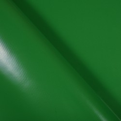 Ткань ПВХ 450 гр/м2, Зелёный (Ширина 160см), на отрез  в Коломне