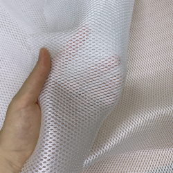 Сетка 3D трехслойная Air mesh 160 гр/м2, цвет Белый (на отрез)  в Коломне