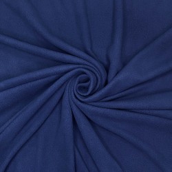 Флис Односторонний 130 гр/м2, цвет Темно-синий (на отрез)  в Коломне