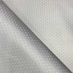 Ткань Оксфорд 300D PU Рип-Стоп СОТЫ, цвет Светло-Серый (на отрез)  в Коломне