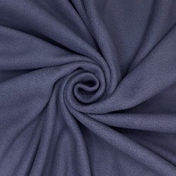 Ткань Флис Односторонний 130 гр/м2, цвет Темно-серый (на отрез)  в Коломне