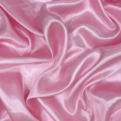 Ткань Атлас-сатин, цвет Розовый (на отрез)  в Коломне