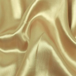 Ткань Атлас-сатин ЛЮКС, цвет Золотой (на отрез)  в Коломне
