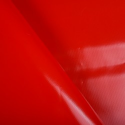 Ткань ПВХ 450 гр/м2, Красный (на отрез)  в Коломне