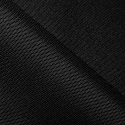 Прорезиненная ткань Оксфорд 600D ПВХ, Черный (на отрез)  в Коломне