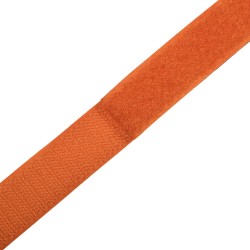 Контактная лента 25мм  Оранжевый (велькро-липучка, на отрез)  в Коломне