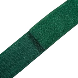 Контактная лента 40мм (38мм) цвет Зелёный (велькро-липучка, на отрез)  в Коломне