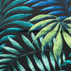 Интерьерная ткань Дак (DUCK), принт &quot;Тропические листья&quot; (на отрез)  в Коломне